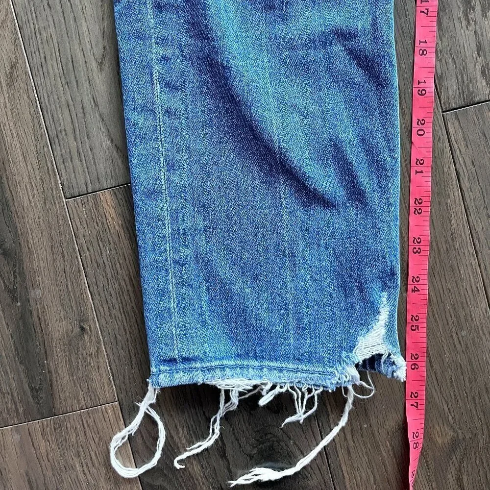 Mother Superior The Tomcat Ankle Jeans Size 25 Button Fly Pray for Hidden Gems